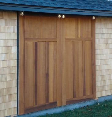 Handmade Red Cedar Barn Doors by TradeCraft Custom 