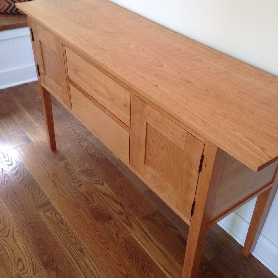 Handmade Cherry Sideboard by DVG Fine Arts and Framing, LLC