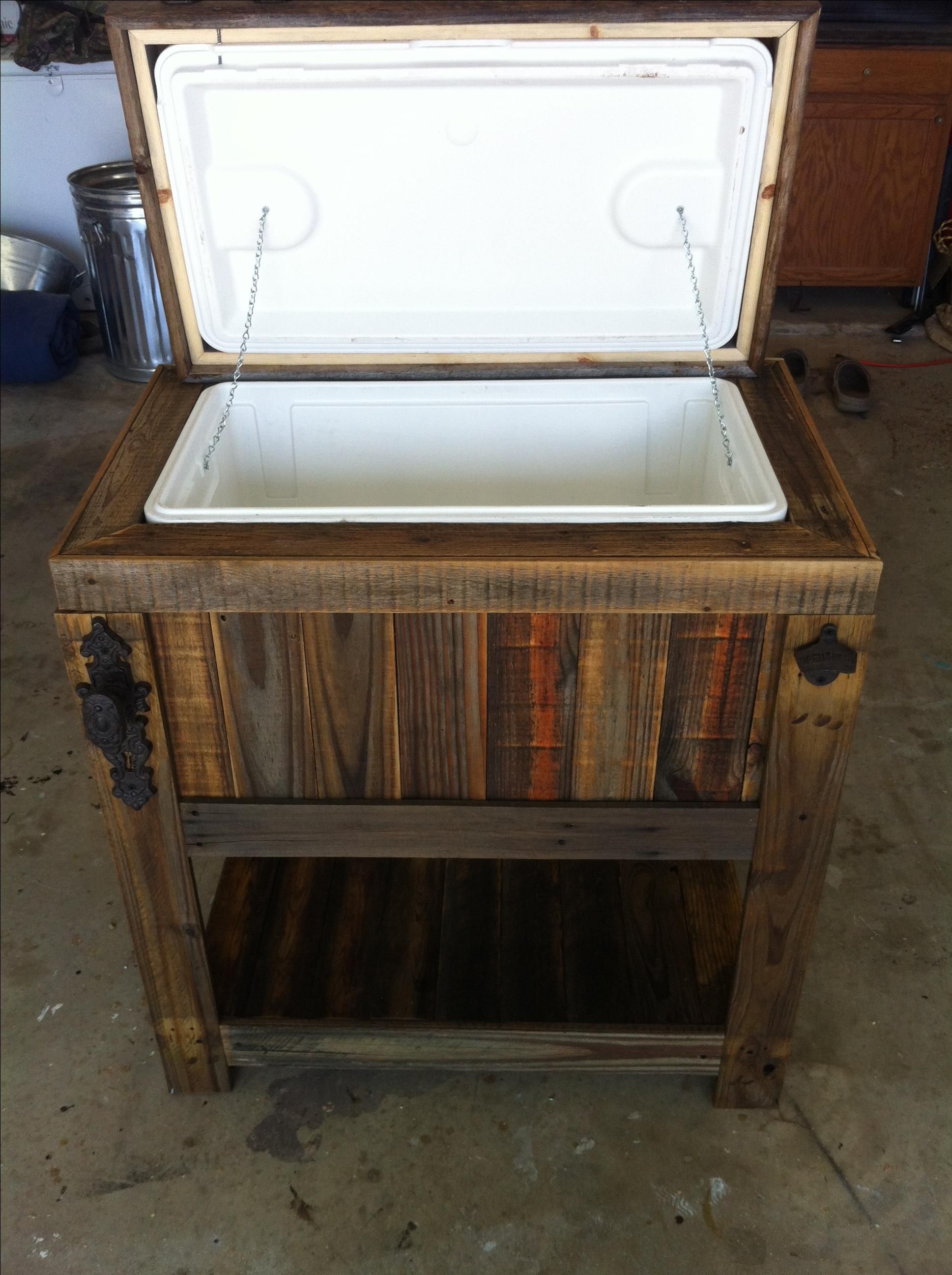 Custom Made Backyard Cooler by Inspired Custom Design | CustomMade.com