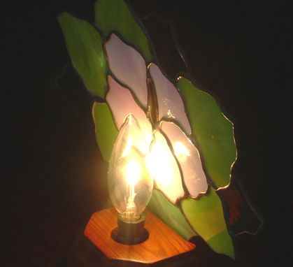 Custom Made Hibiscus Fan Lamp