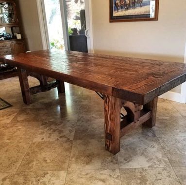 Custom Made Extendable Farmhouse Dining Table