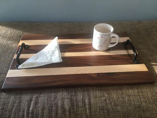 Custom Made Hard Wood Serving Tray