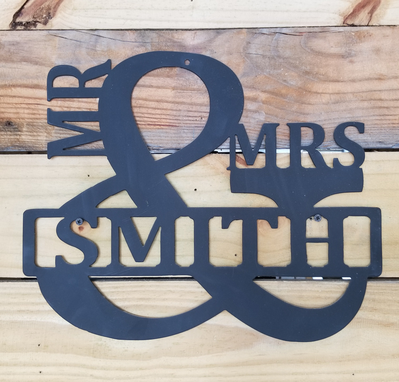 Custom Made Mr & Mrs