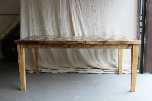 Custom Made Rustic Reclaimed & Sustainably Harvested Wood Kitchen Farm Table
