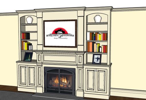 Custom Made Federal Fireplace Surround