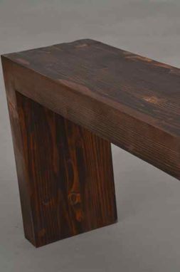 Custom Made Reclaimed Wood Bench Or Narrow Coffee Table