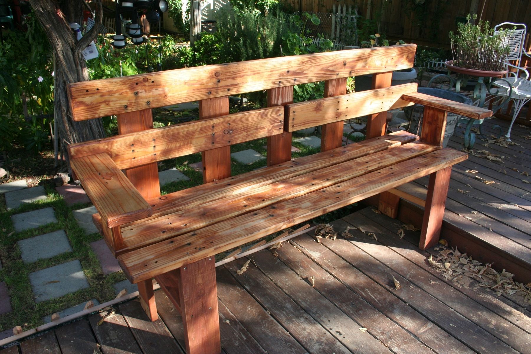 Handmade Garden Bench by design by david