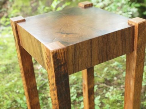 Custom Made Reclaimed Harbor Oak End Table