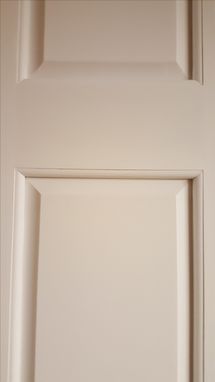 Custom Made Painted Maple Entry Door