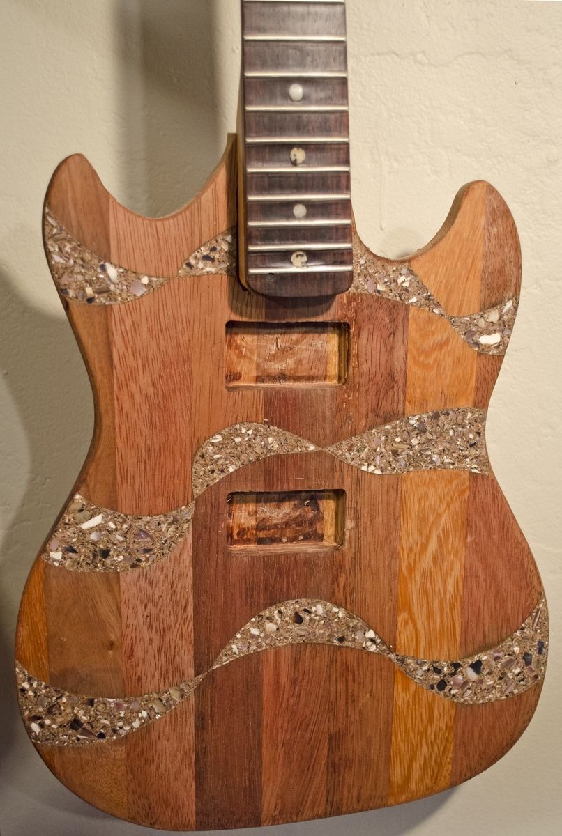 Hand Made The Shell Inlay Guitar Body by Metzler Guitars
