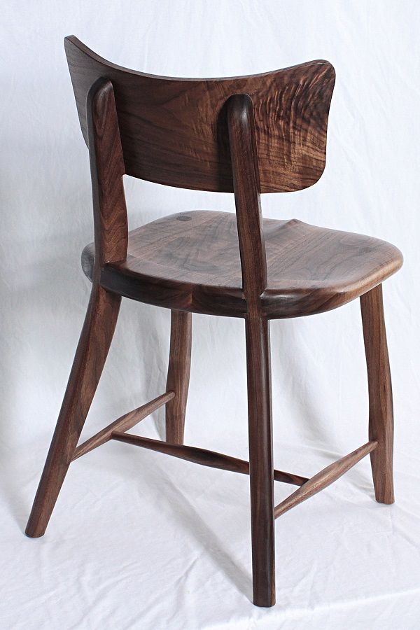 Custom Made Espresso Chair by Bearkat Wood