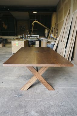Custom Made Trestle Conference Table