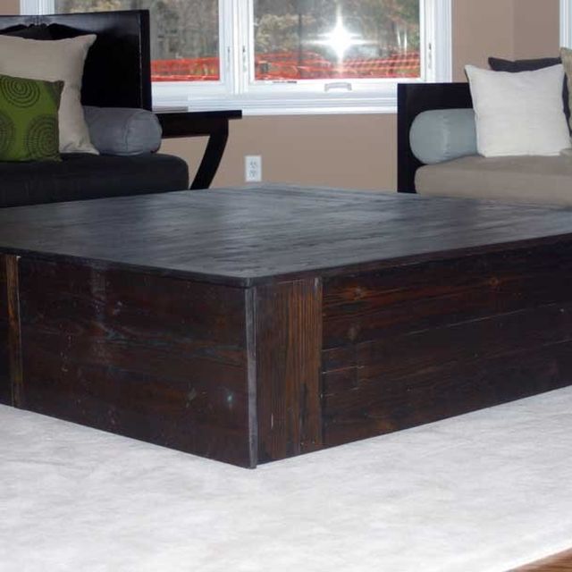 Hand Crafted Square Reclaimed Coffee Table By Tim Sway Perspectives Hand Crafted Square Reclaimed Coffee Table By Tim Sway Perspectives Custommade Com