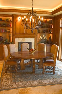 Custom Made Round  Dining Table By Robert Seliger