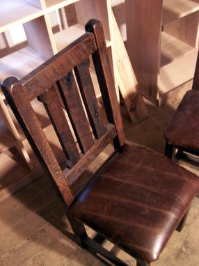Rustic Leather Dining Chairs buy hand crafted reclaimed oak rustic mission dining chairs with Rustic Leather Dining Chairs buy hand crafted reclaimed oak rustic mission dining chairs with