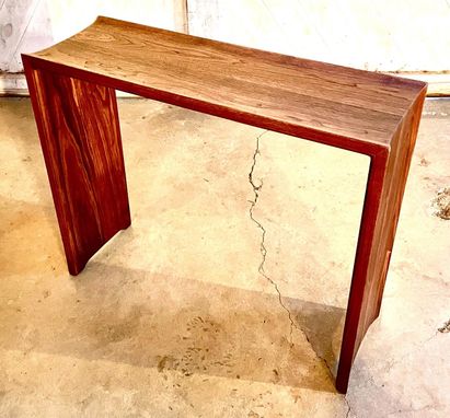 Custom Made Sculpted Waterfall Console Table