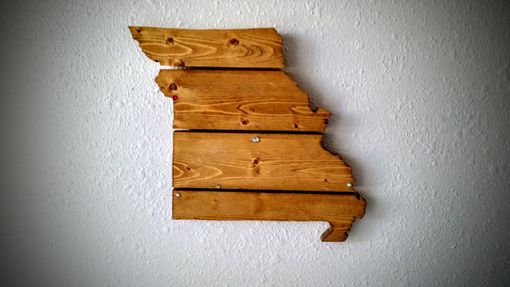 Custom Made Usa Map Wooden Wall Art
