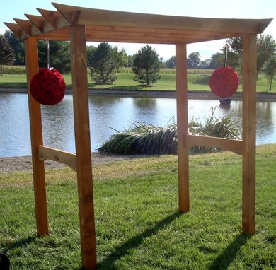 Hand Crafted Customizable Wooden Arbor Kit By Fine Art Fast Customizable Wooden Arbor Kit
