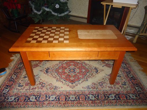 Custom Made Chess/Cribbage Coffee Table