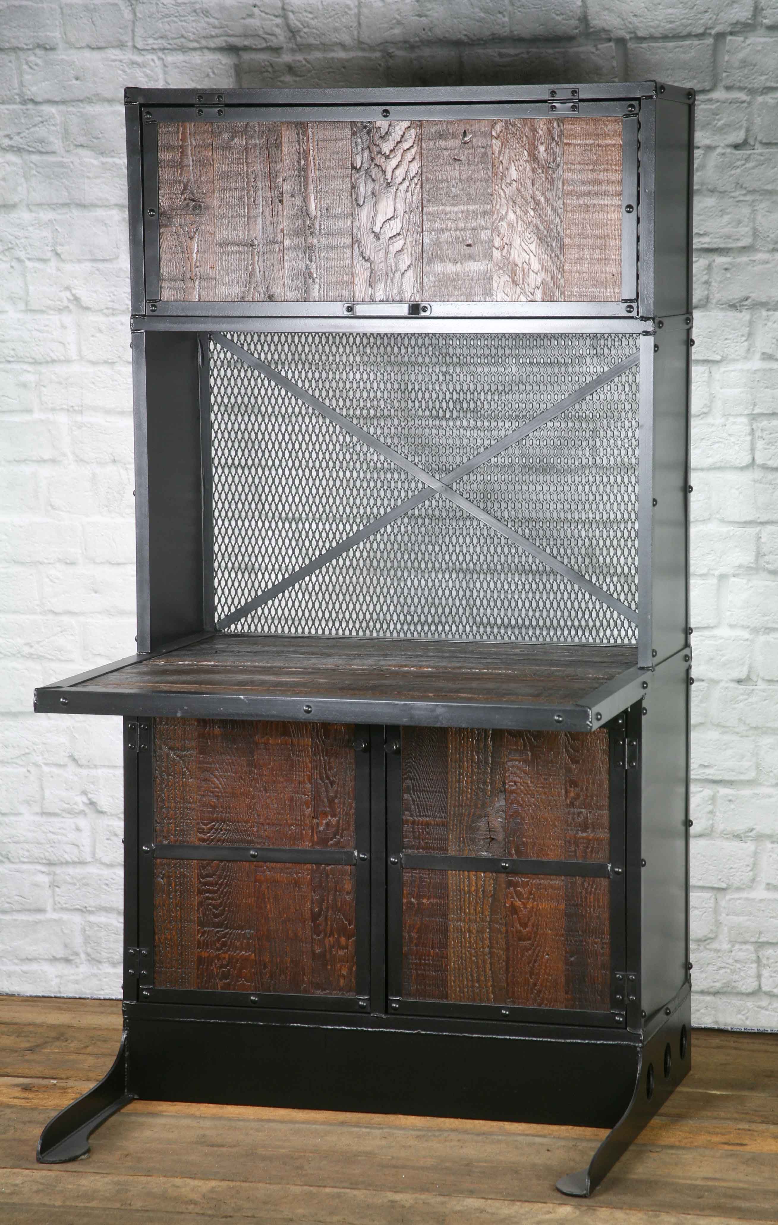 Buy a Custom Vintage Industrial Desk/Workstation, Rustic, Reclaimed