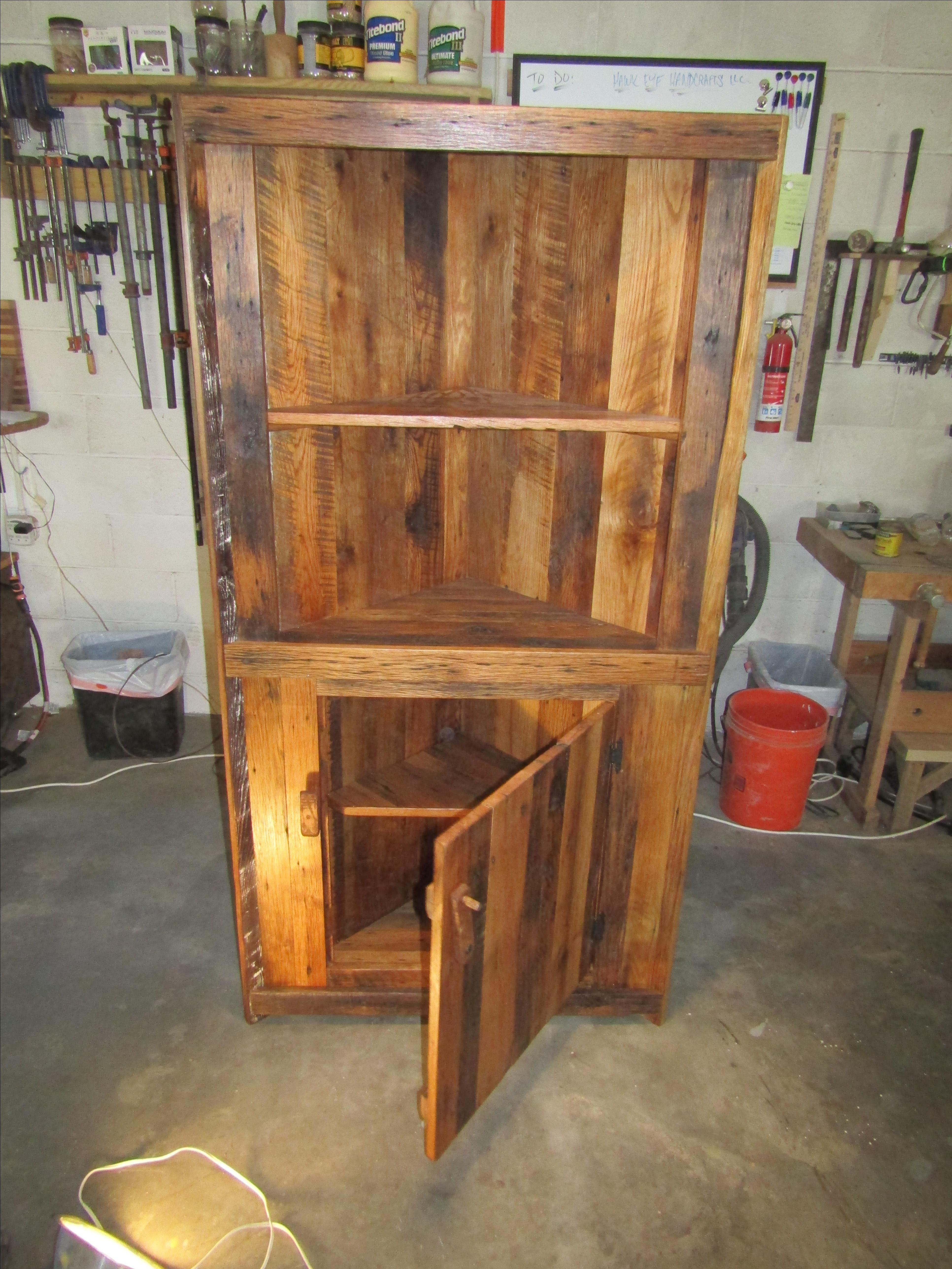 Custom Made Barn Wood Corner by Hawk Eye Hand Crafts