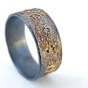 black silver and gold ring unique wedding band two tone viking wedding ring - Black And Silver Wedding Rings black silver and gold ring unique wedding band two tone viking wedding ring - Black And Silver Wedding Rings