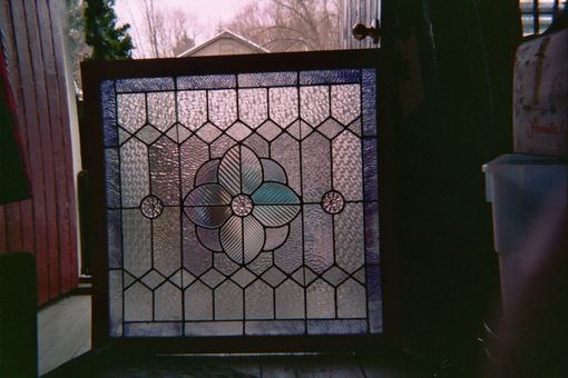 Custom Made Releading Of Stained Leaded Glass Window And Replace Broken Glass