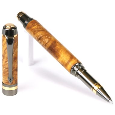 Custom Made Lanier Elite Rollerball Pen - Yellow Box Elder - Re7w16