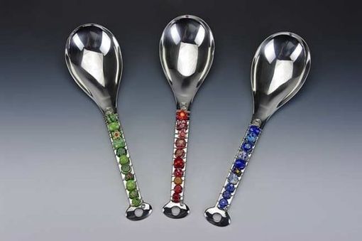 Custom Made Hand Beaded Large Serving Spoon