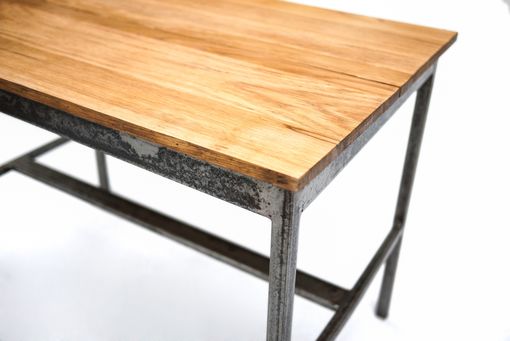Custom Made Oak Top Coffee Table