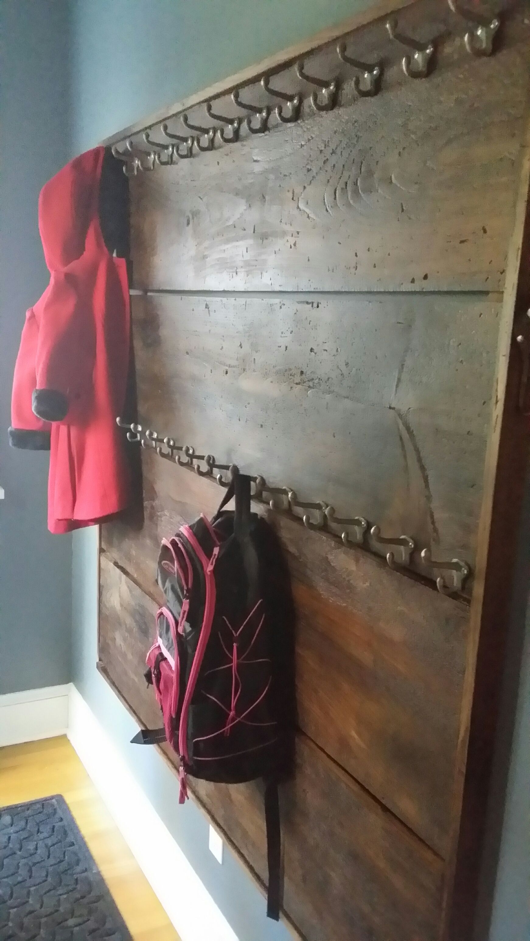 Handmade Rustic Coat Rack by K. Smith Custom Woodworking