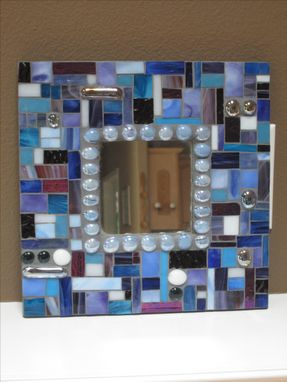 Custom Made 10" Stained Glass Mosaic Accent Mirror