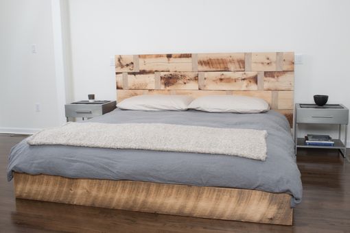 Custom Made Reclaimed Wood Platform Bed