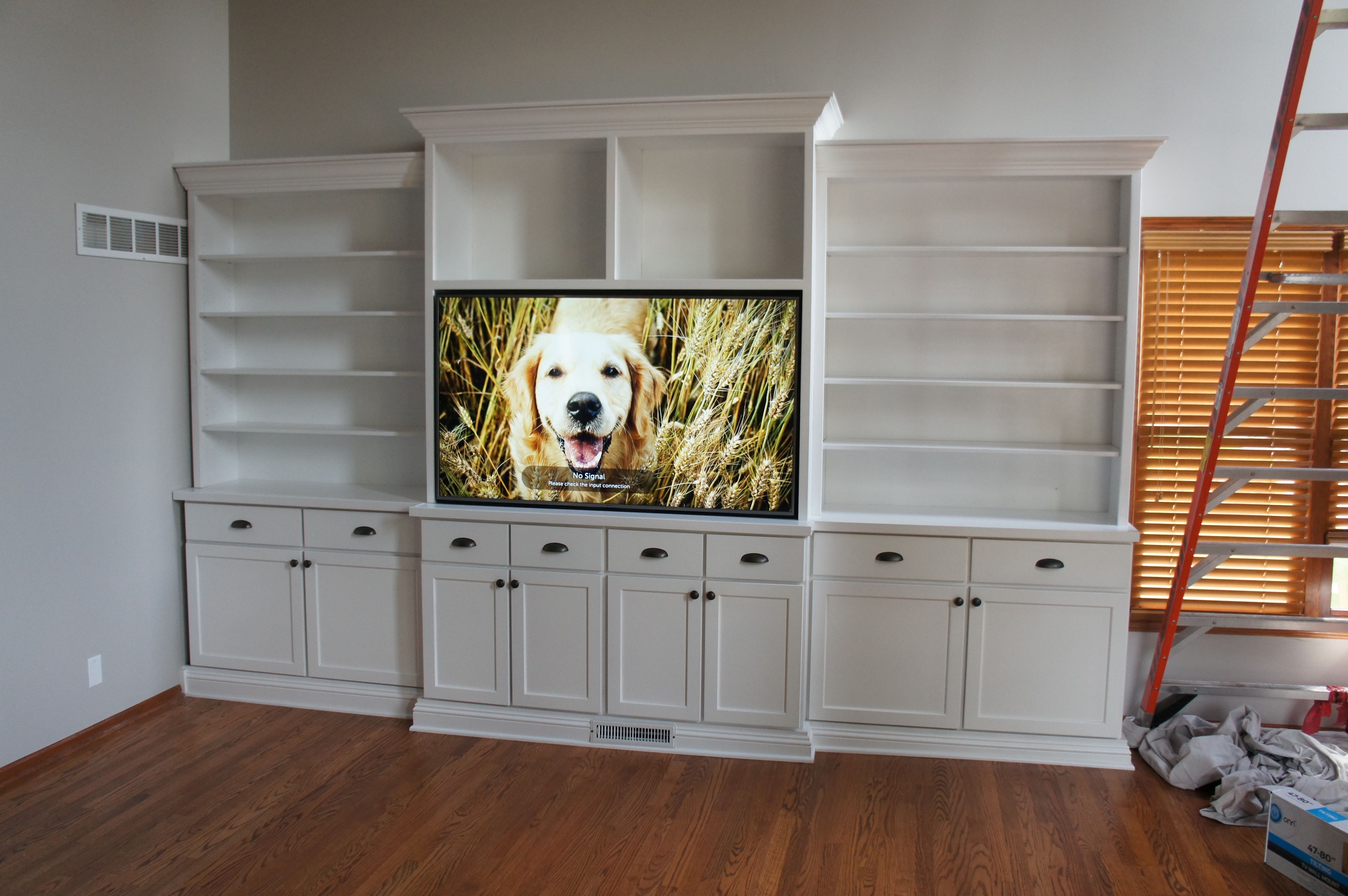 Custom Solid Wood Entertainment Center by Peabody Enterprises, Inc.