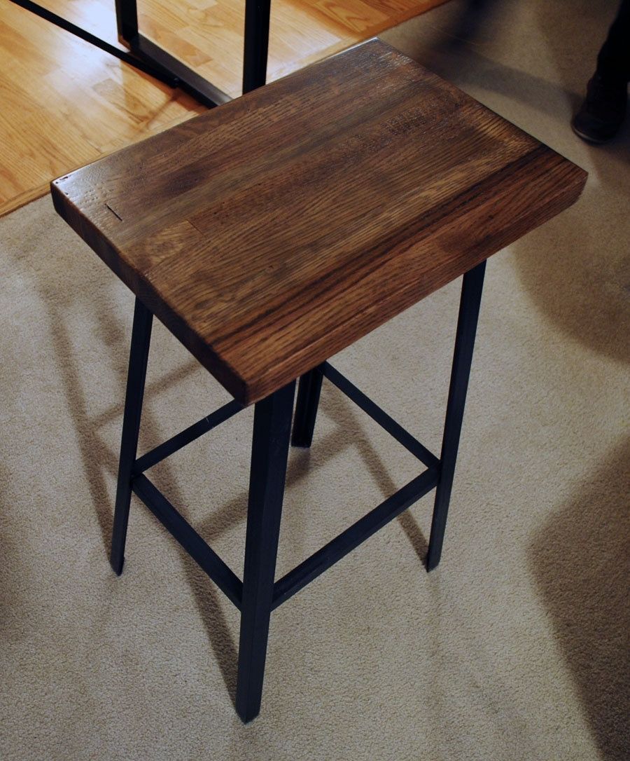 Custom Made Industrial Bar Stool by bolderELEMENTS | CustomMade.com