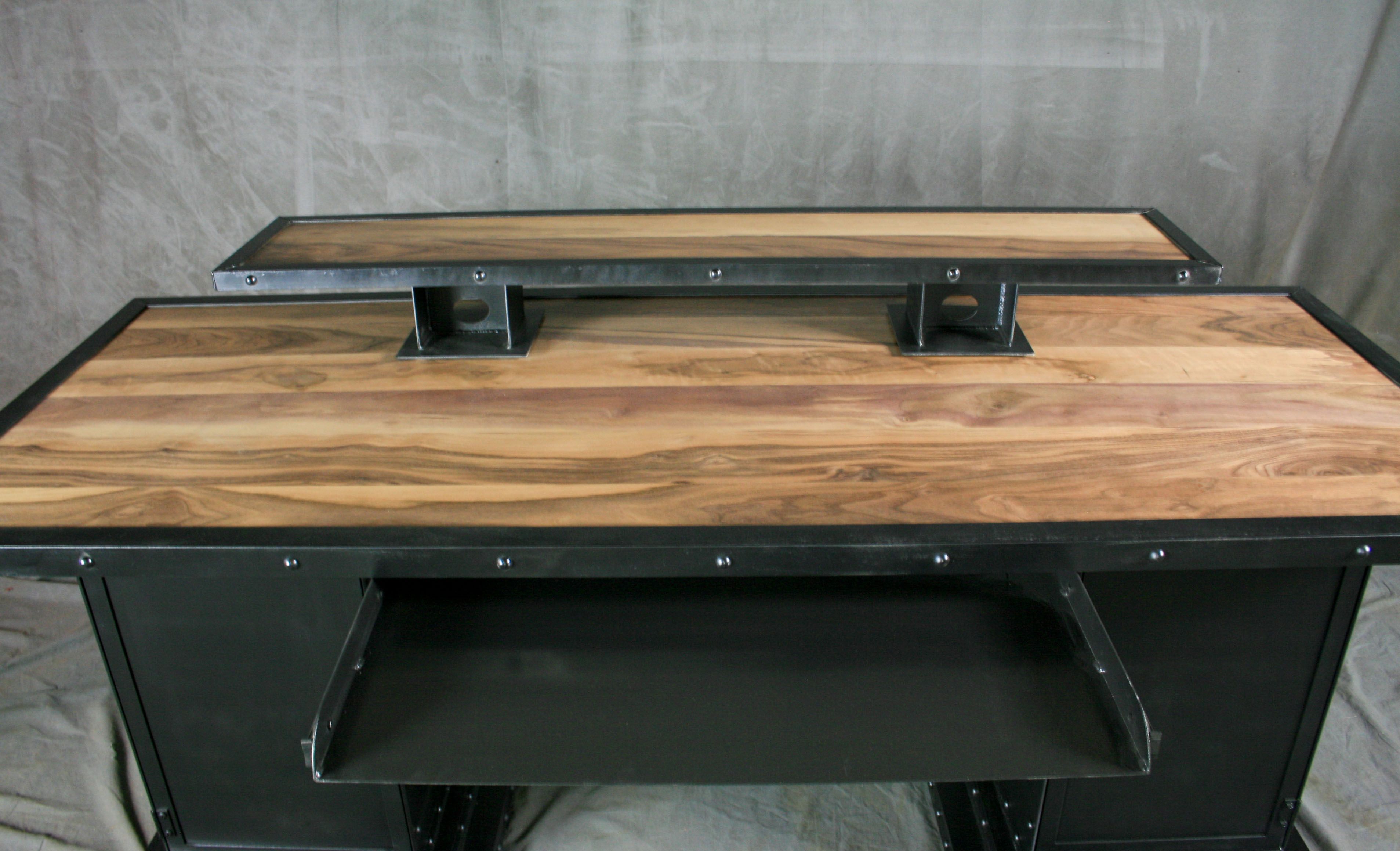 Buy A Hand Crafted Desk With Storage Bases Industrial Executive