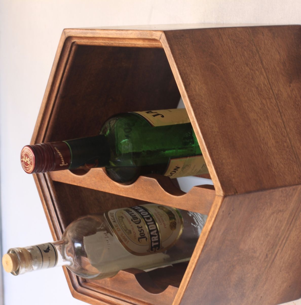 Custom Modern Wine Storage - Hexagon Wine Racks by HaaseHandcraft ...