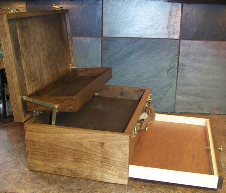 Custom Made Wooden Art Box