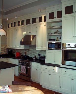 Custom Made Painted Boston Kitchen