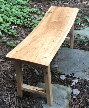 Custom Made Table Rustic Cherry And Pecan With Live Edges