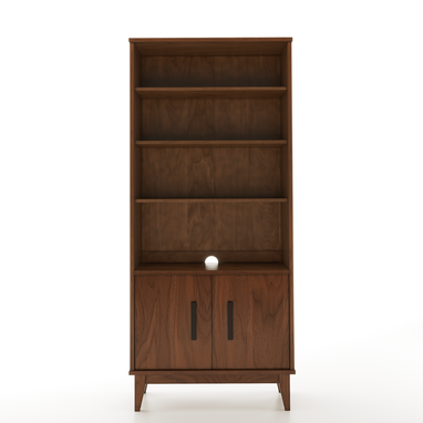 Custom Made Wooden Bedroom Bookcase
