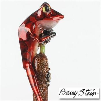 Custom Made Adorable Bronze Frog Figurine Statue Sculpture "Ribbit"Limited Edition Signed & Numbered