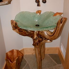 Buy A Hand Crafted Ammonite Fossil Bathroom Sink Made To