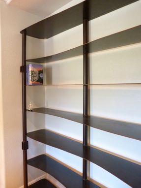 Custom Made Custom Salvaged Steel Bookshelves