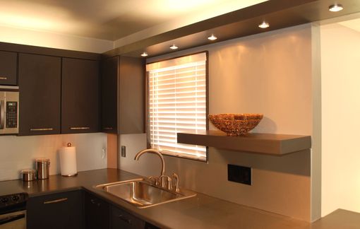 Custom Made Contemporary Kitchen - Dark Cabinets