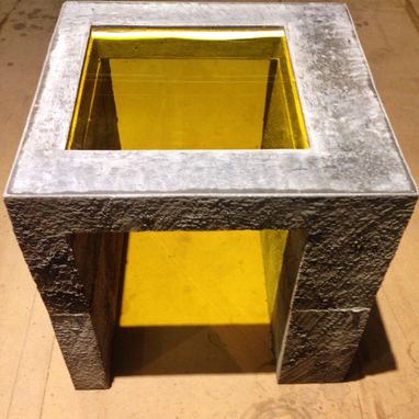 Custom Made Concrete Cube Table