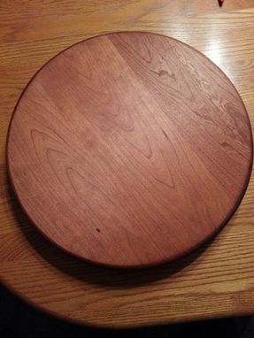 Custom Made Cherry And A Rustic Maple Lazy Susan