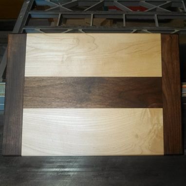 Custom Made Custom Walnut And Maple Baking Board