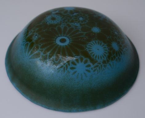 Custom Made Australian Blue Wren -Soup Bowl