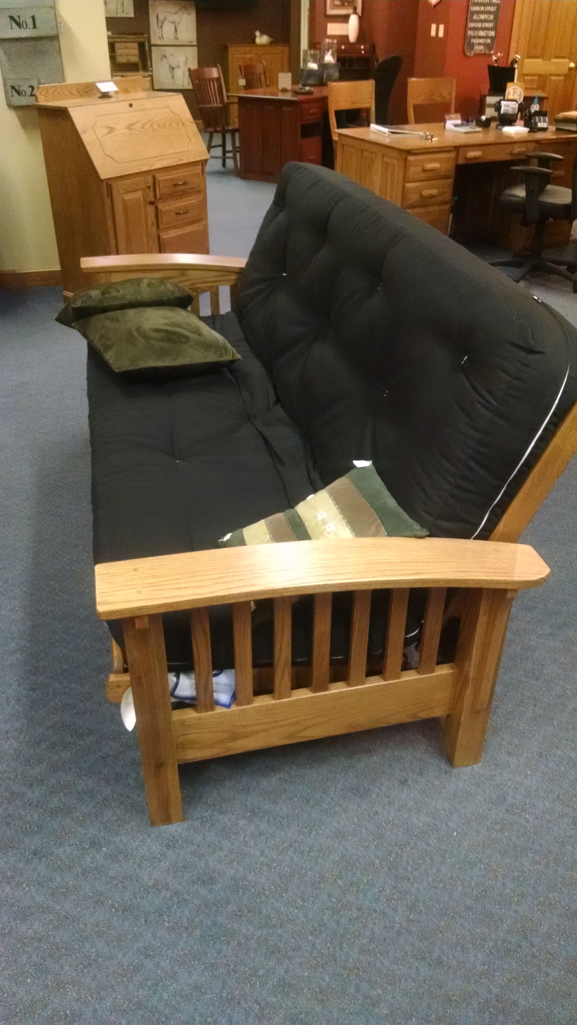 Custom Mission Futon W/ Mattress by Walnut Creek Furniture